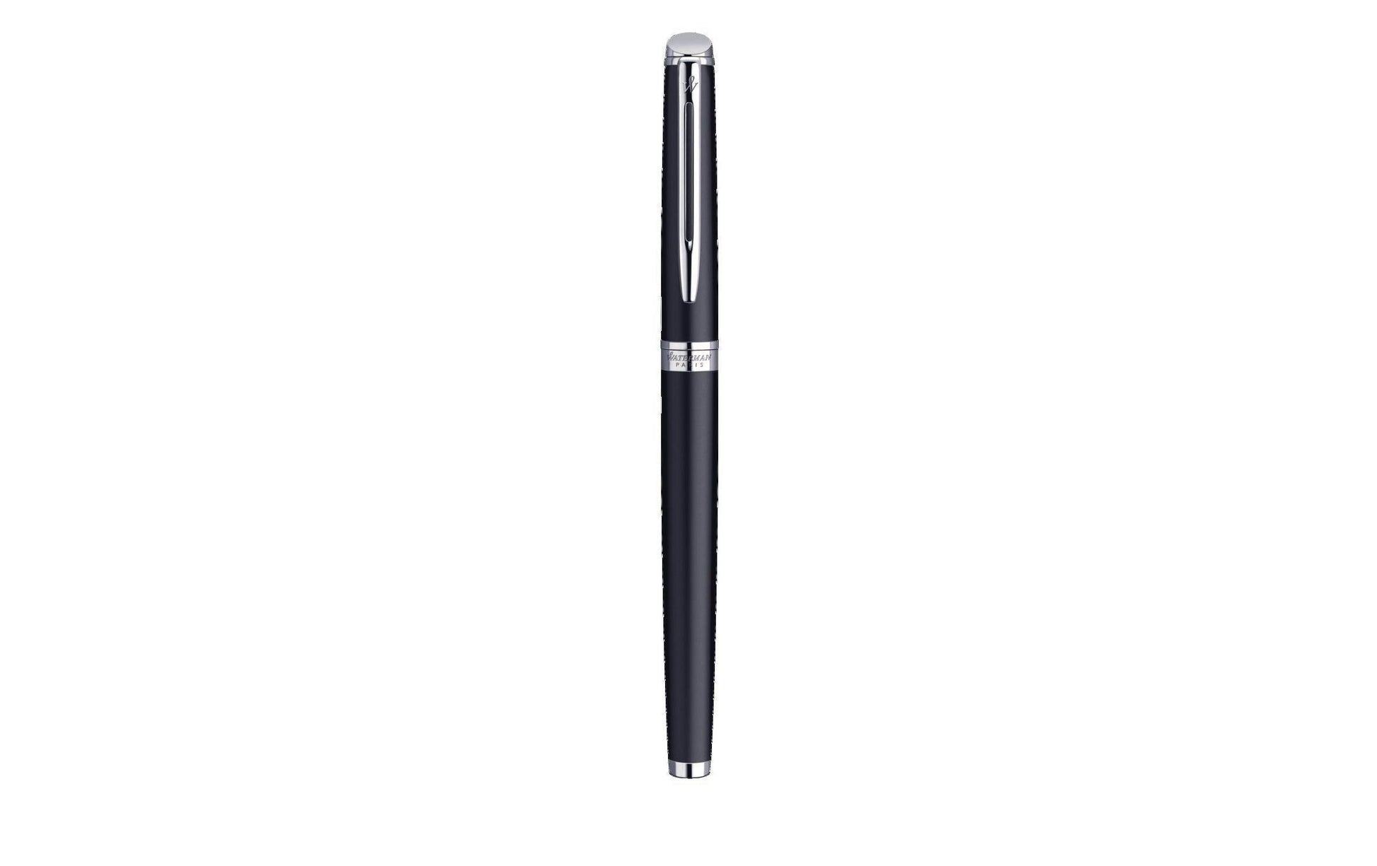 Waterman Hémisphère – Tintenroller, mit Kappe, 0,6 mm, schwarz