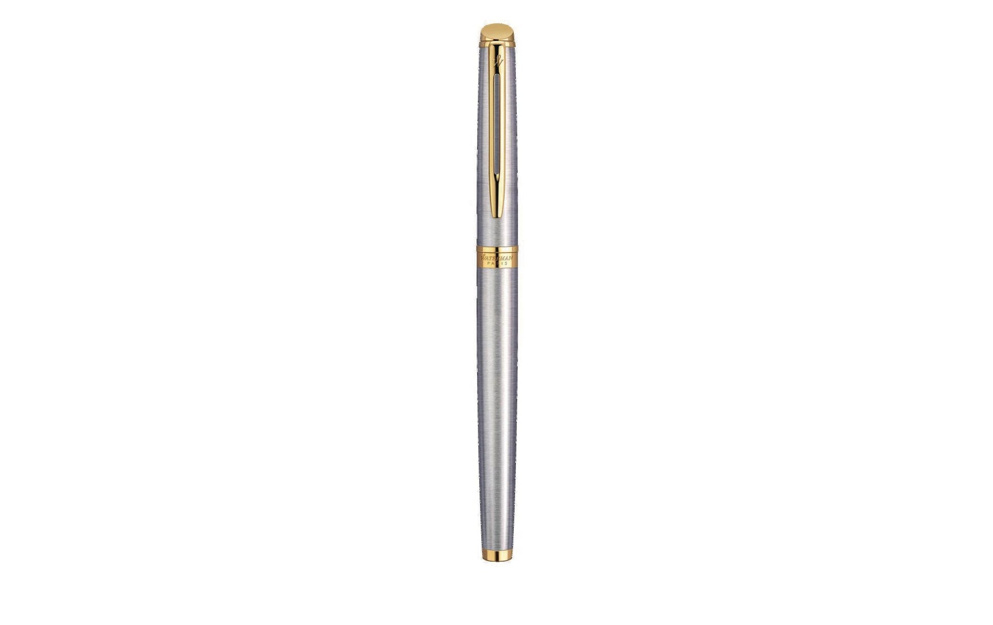 Waterman Hemisphäre vergoldet – Federspitze M – für Rechts- & Linkshänder – Silber, Blau – Patronen