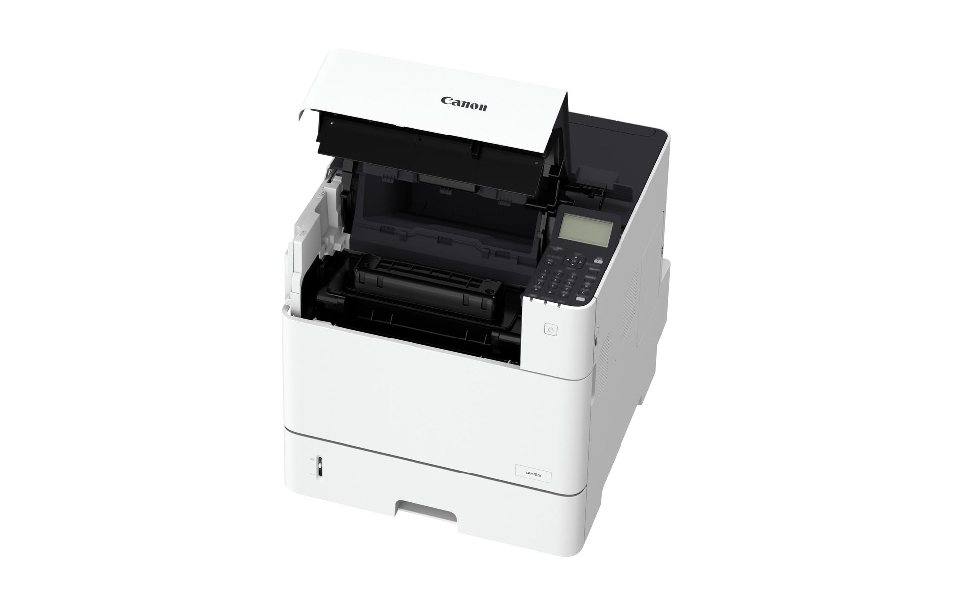 Canon i-SENSYS LBP351x – A4, S/W, Duplex, 55 S./Min., 600 × 600 dpi, USB, Papier: 600 Blatt