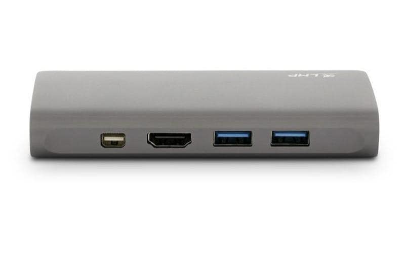 LMP 18641 Multiport-Adapter – USB-C, DP, HDMI, VGA, 2× USB-A, GbE, für MacBook/MacBook Pro/iPad Pro