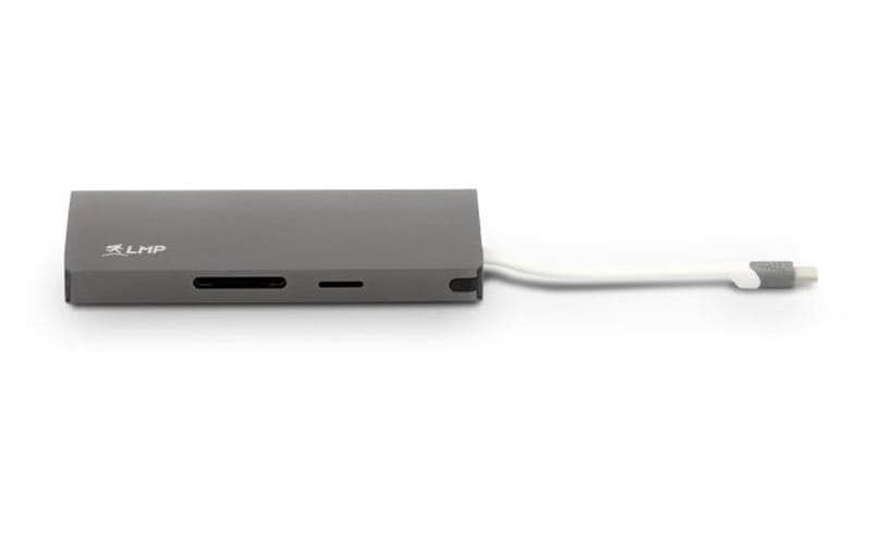 LMP 18641 Multiport-Adapter – USB-C, DP, HDMI, VGA, 2× USB-A, GbE, für MacBook/MacBook Pro/iPad Pro