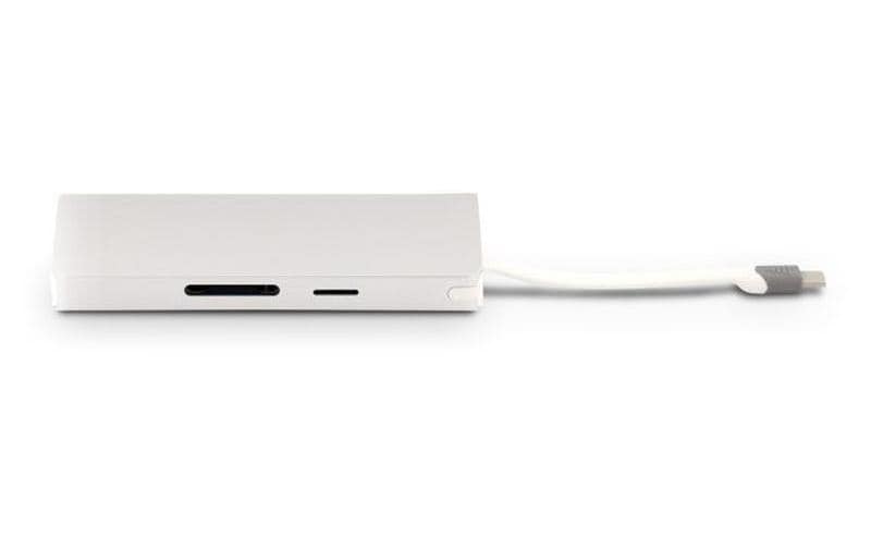 LMP 18645 Multiport-Adapter – USB-C, DP/HDMI/VGA, 2× USB-A, GbE, SD/microSD, für Mac, iPad