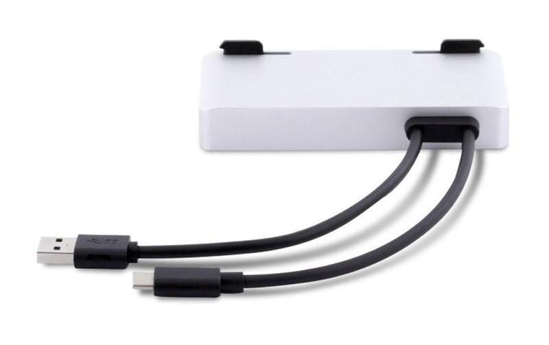 LMP Attach USB-Hub – USB-C, 3× USB-A, 1× USB-C, SD/microSD, 3,5 mm Audio, für Windows/Mac