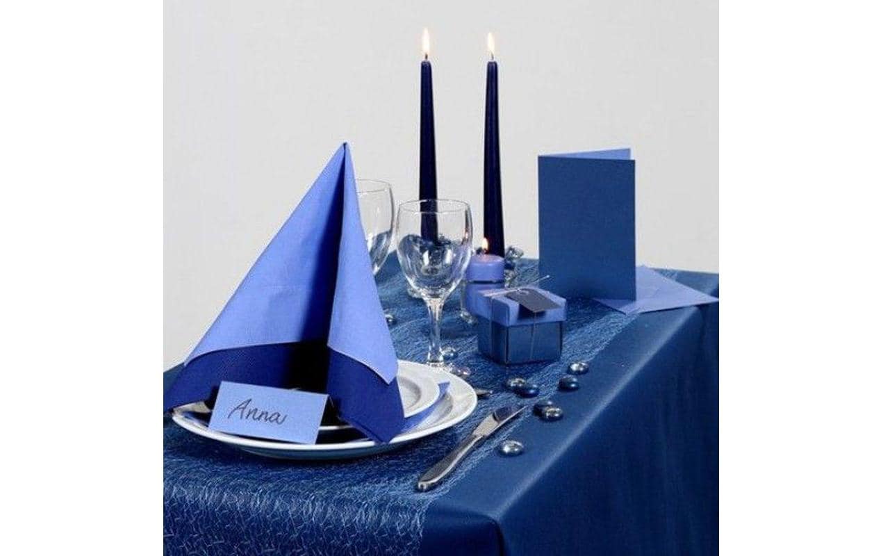 Creativ Company Servietten – dunkelblau – 40 × 40 cm, einlagig – 20 Stück