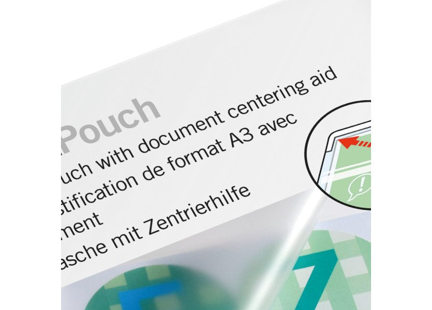 GBC Laminierfolien A3, glänzend – 100 µm, 303 × 426 mm, 100 Stk.