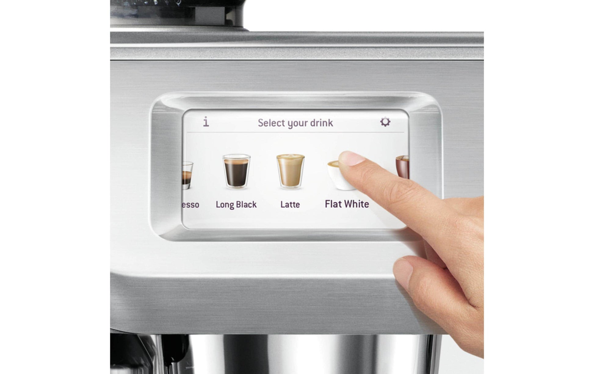 Sage Oracle Touch Espressomaschine (Siebträger) – 15 bar, 2,5 l, Milchschaumdüse, Silber