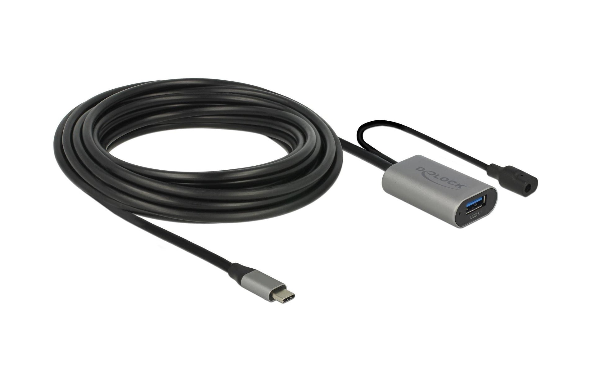 DeLOCK USB-C auf USB-A Verlängerungskabel (Stecker auf Buchse) – USB 3.2 Gen 1 (5 Gbit/s) – 5 m – aktiv