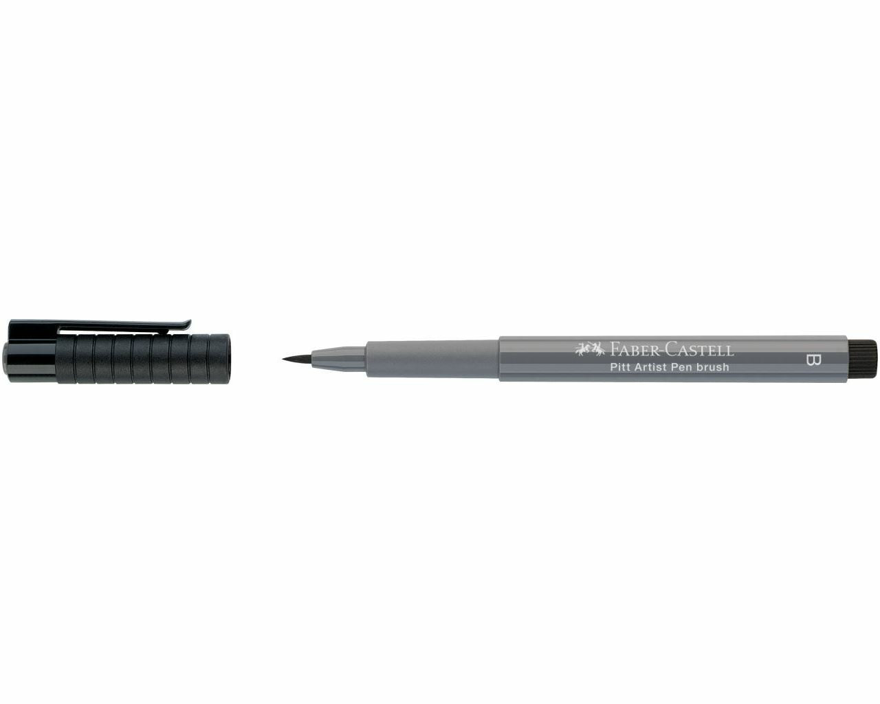 Faber-Castell Pitt Artist Pen Pinselstift – 2,5 mm, pigmentiert, wasserfest, kaltgrau IV