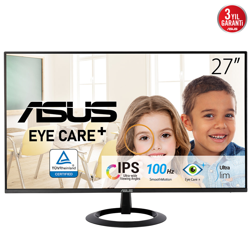 ASUS VZ27EHF – Monitor 27" – Full HD (1920 × 1080), IPS, 250 cd/m², blendfrei