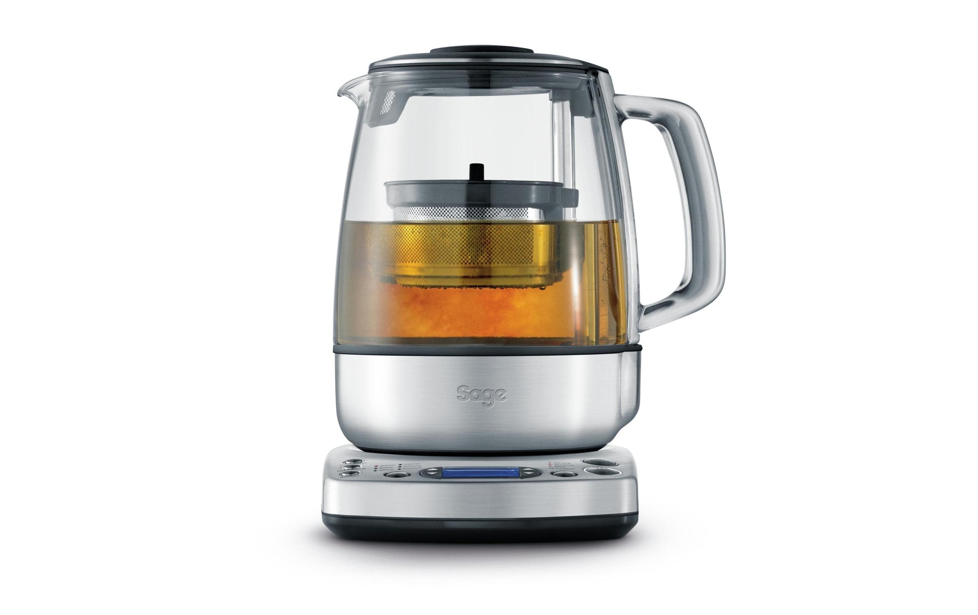 Sage Tee- & Wasserkocher, 1,5 l, 5 Temperaturstufen, 2000 W, Glas/Edelstahl, Warmhalten