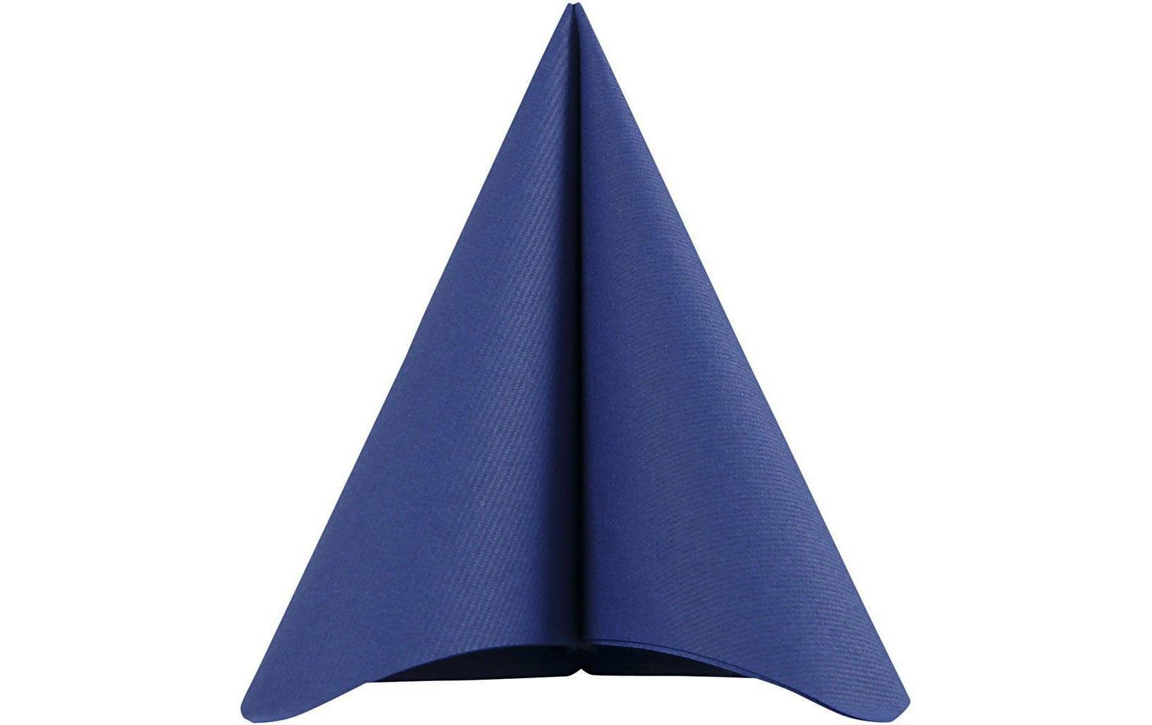 Creativ Company Servietten – dunkelblau – 40 × 40 cm, einlagig – 20 Stück