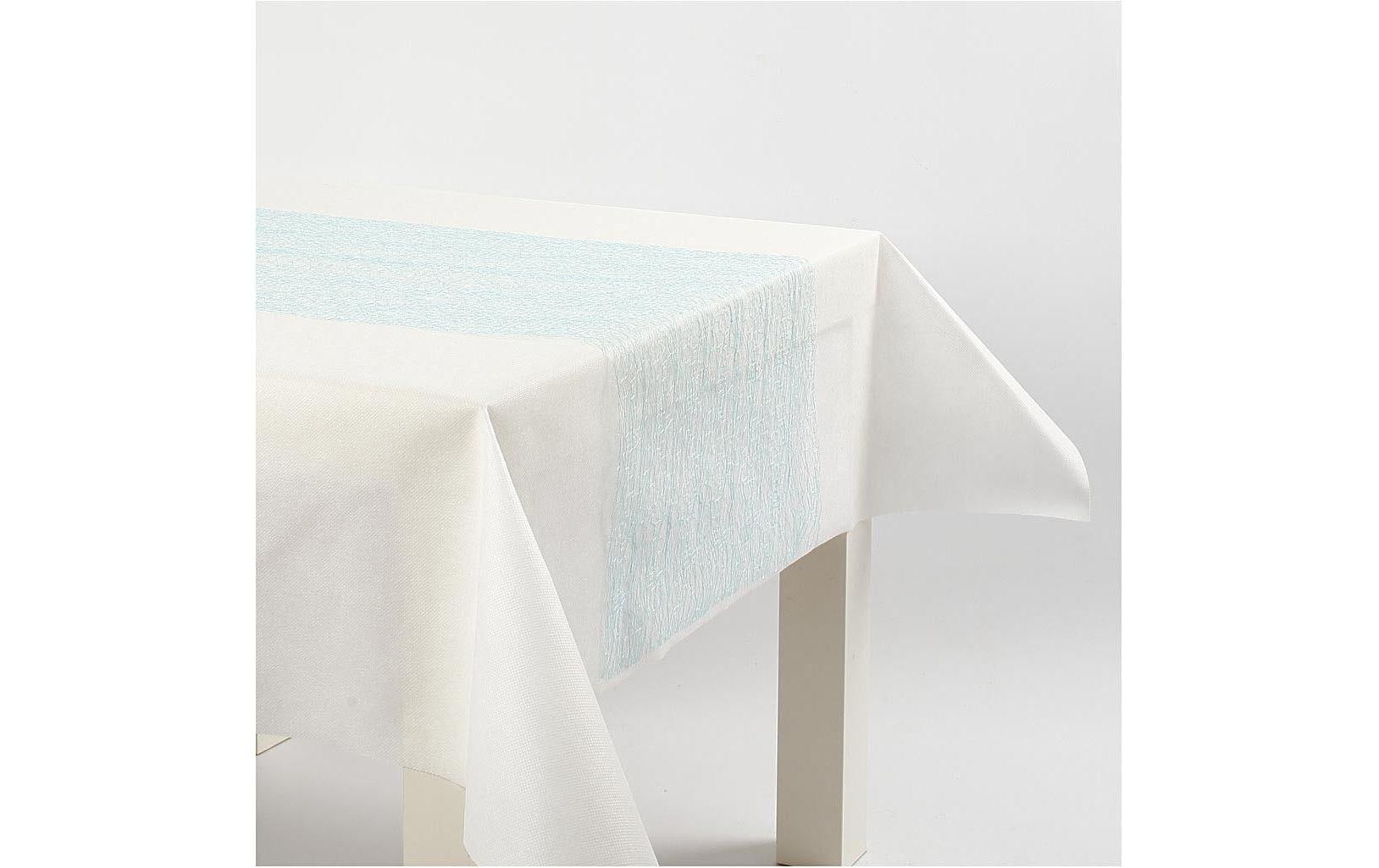 Creativ Company Tischläufer – Polyester, hellblau, 30 cm × 10 m