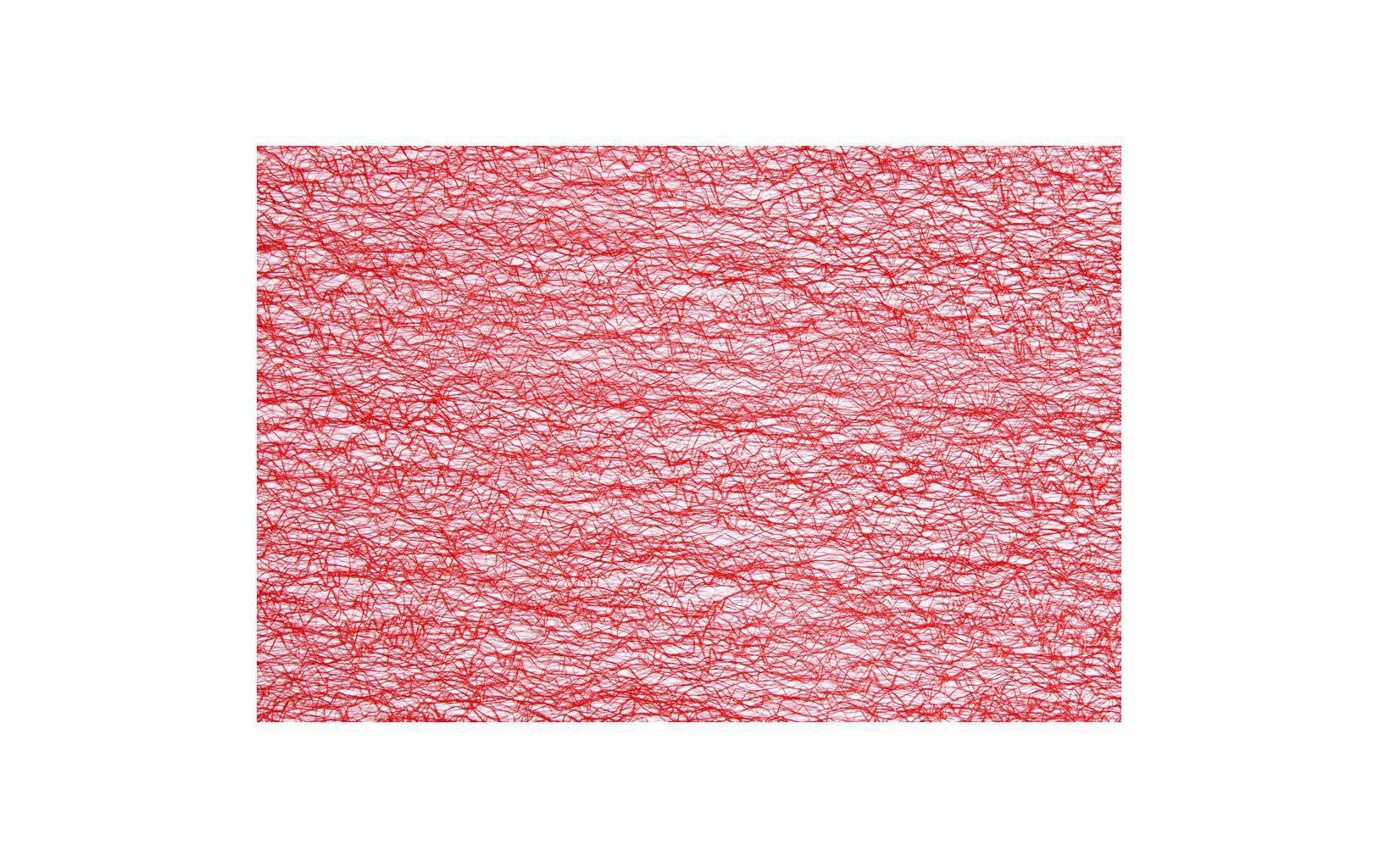 Creativ Company Tischläufer auf Rolle – 30 cm×10 m, Polyester, Rot
