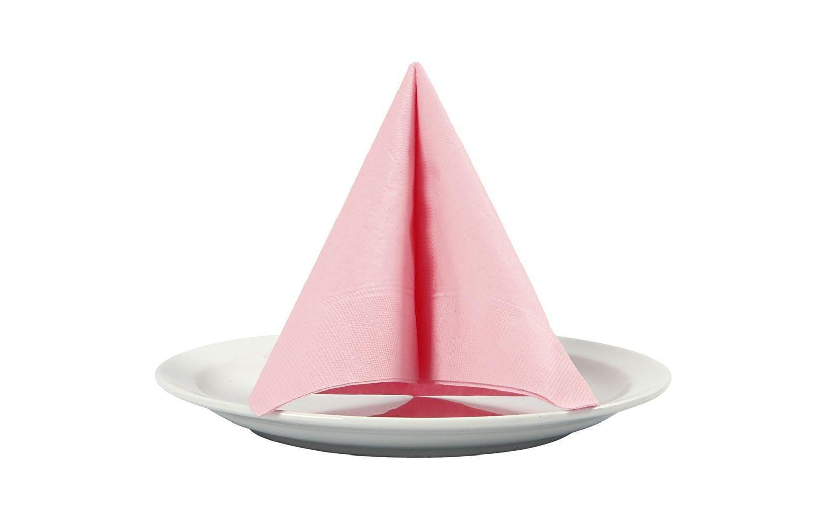 Creativ Company Servietten rosa – 33 × 33 cm, 3-lagig – 20 Stück