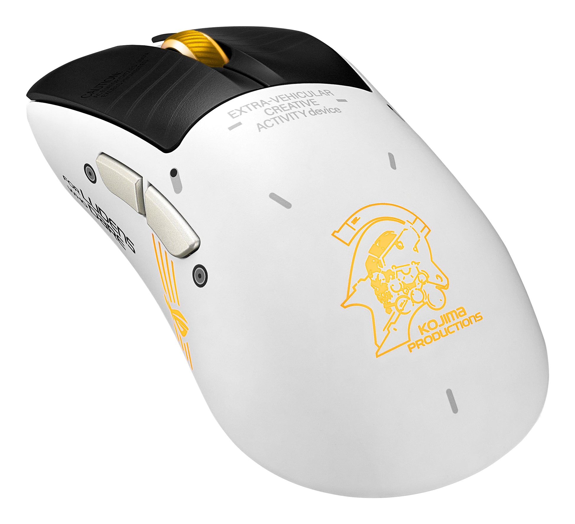 ASUS ROG Keris II Origin – Gaming-Maus – Kabellos (Bluetooth/2,4 GHz), 42000 DPI, RGB-Beleuchtung, rechts