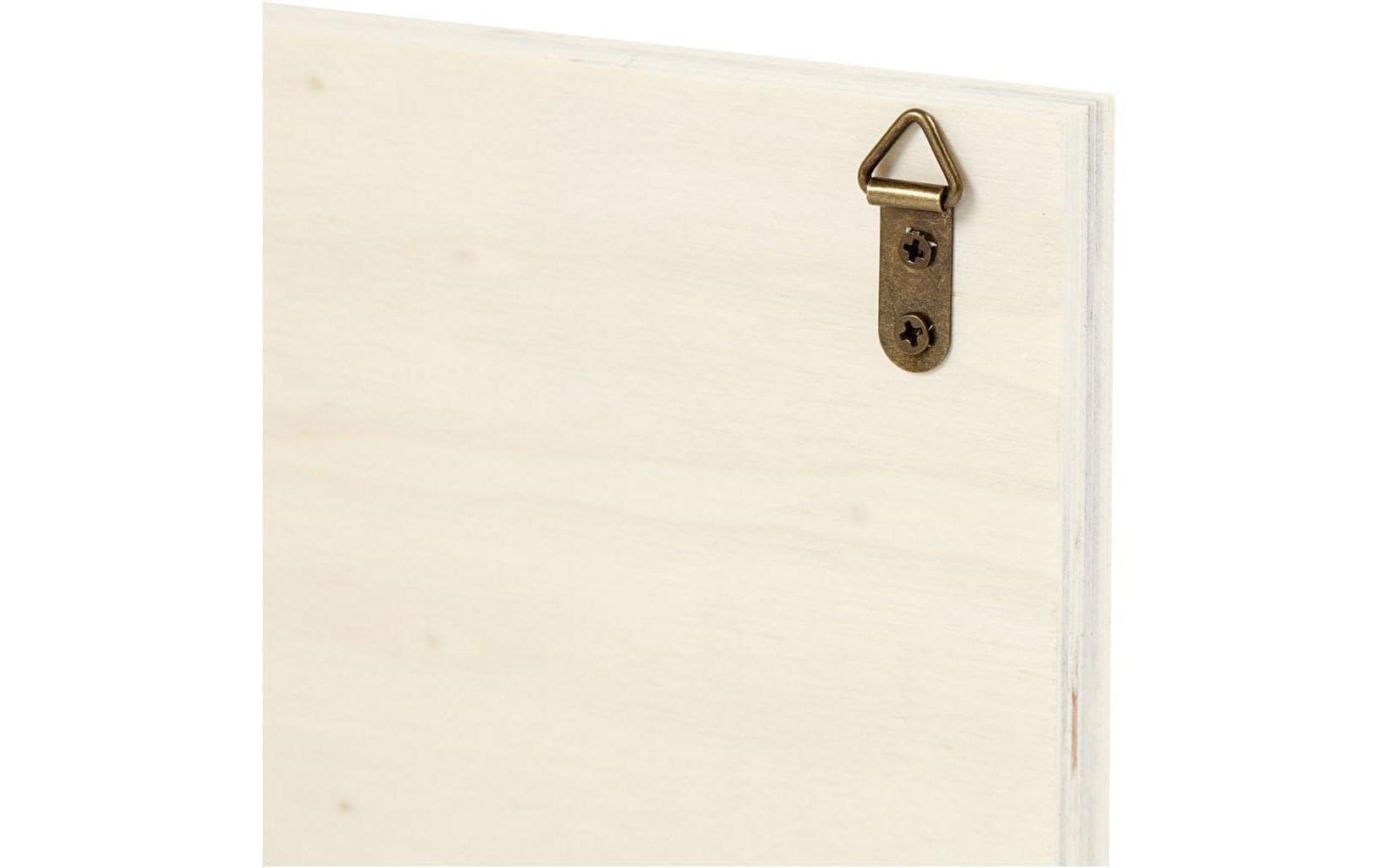 Creativ Company Wandgarderobe 3 Haken – Holz – natur – 300 × 100 × 12 mm