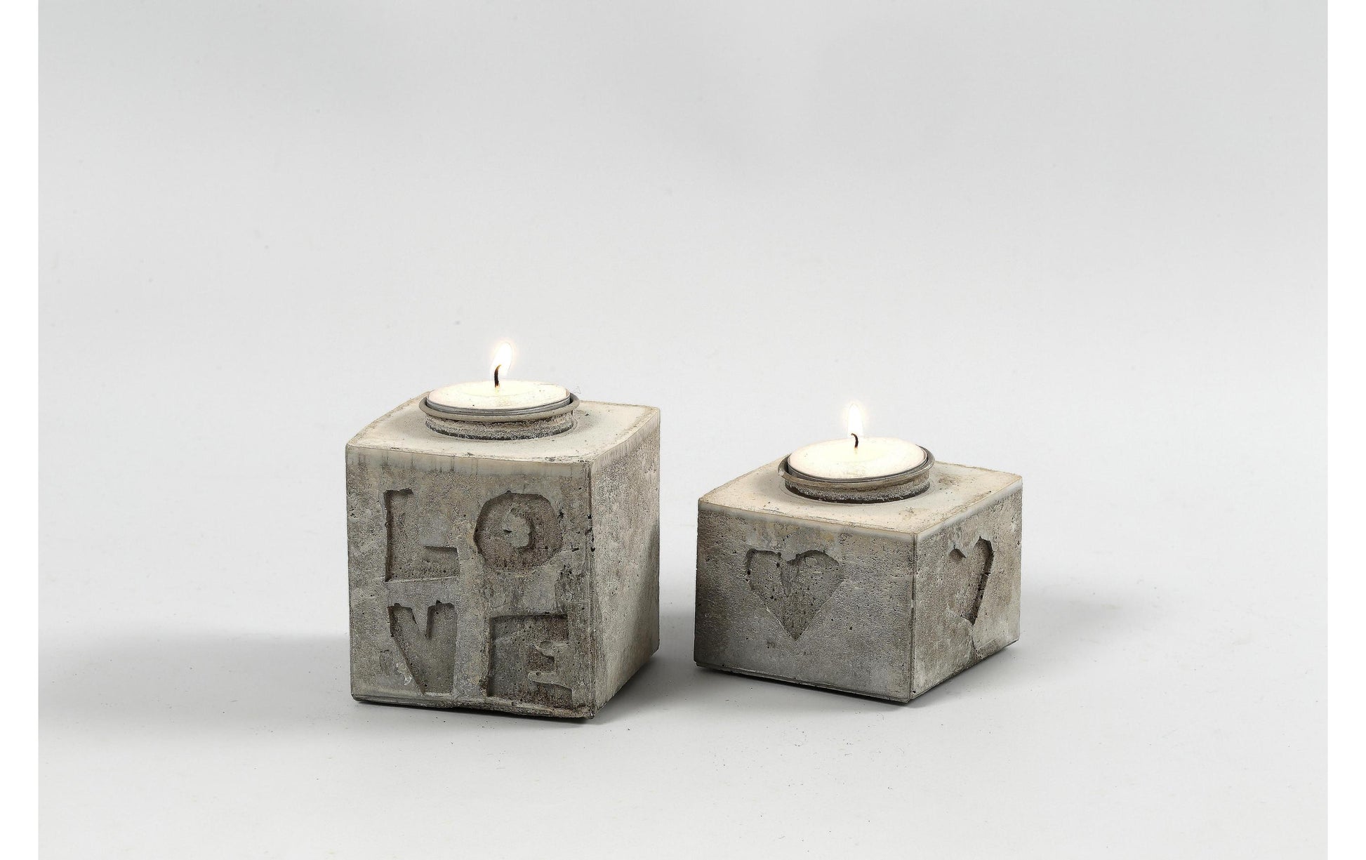 Creativ Company Kerzenhalter – Metall, Edelstahl – Ø 44 × 15 cm – 12-teilig