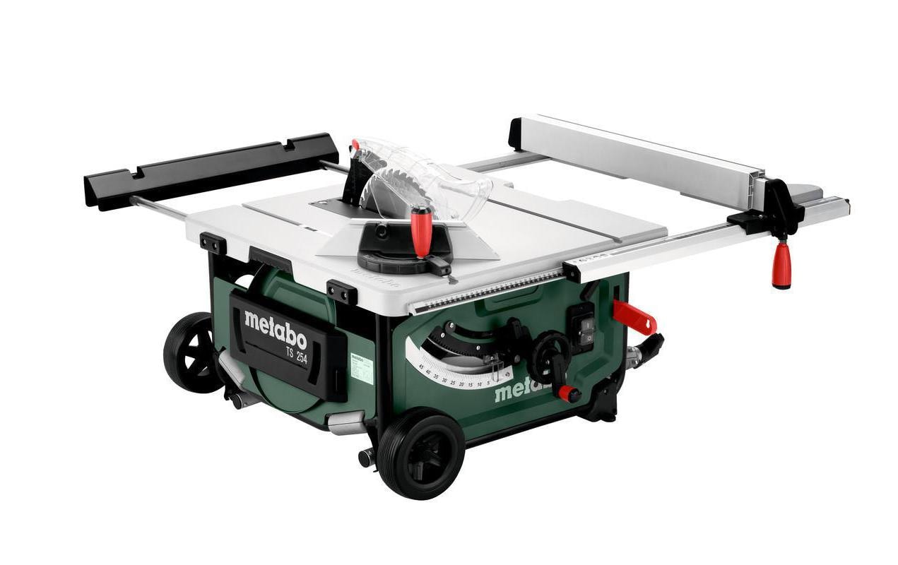 Metabo TS254 Tischkreissäge – 2000 W – Ø 254 mm – Schnitthöhe 87 mm – 4200 U/min