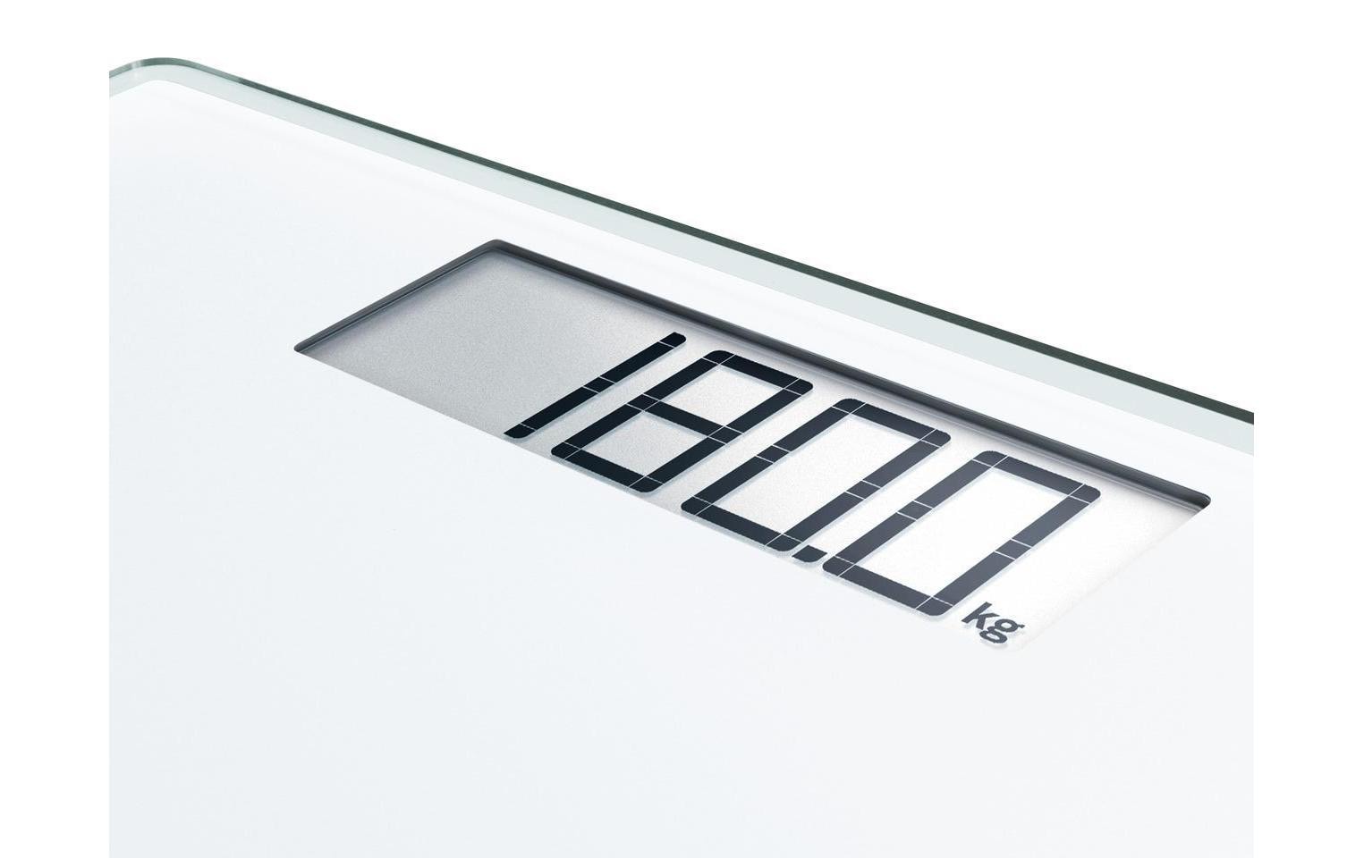 Soehnle Personenwaage Style Sense Comfort 100 – Tragkraft 180 kg, Teilung 100 g, Wiegefläche 34,5 × 35 cm