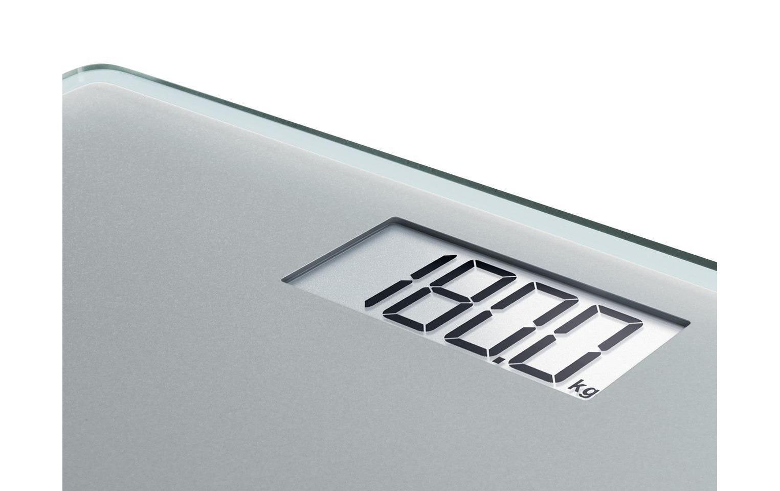 Soehnle Universalwaage Style Sense Comp. 300 – Tragkraft 180 kg, Teilung 100 g, Wiegefläche 29 × 29 cm