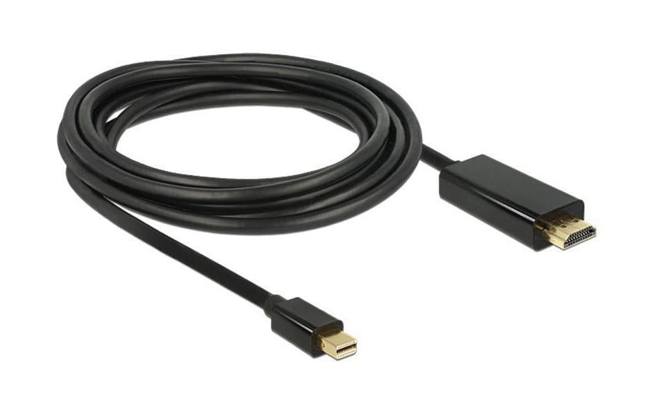 DeLOCK Mini-DisplayPort auf HDMI Kabel HDMI 1.3 1080p 60 Hz – 3 m