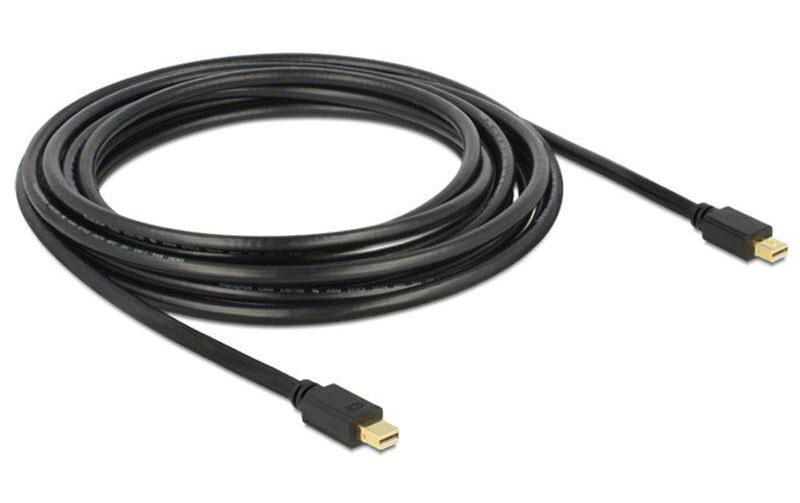 DeLOCK Mini-DisplayPort Kabel DP 1.2 4K 60 Hz – 5 m