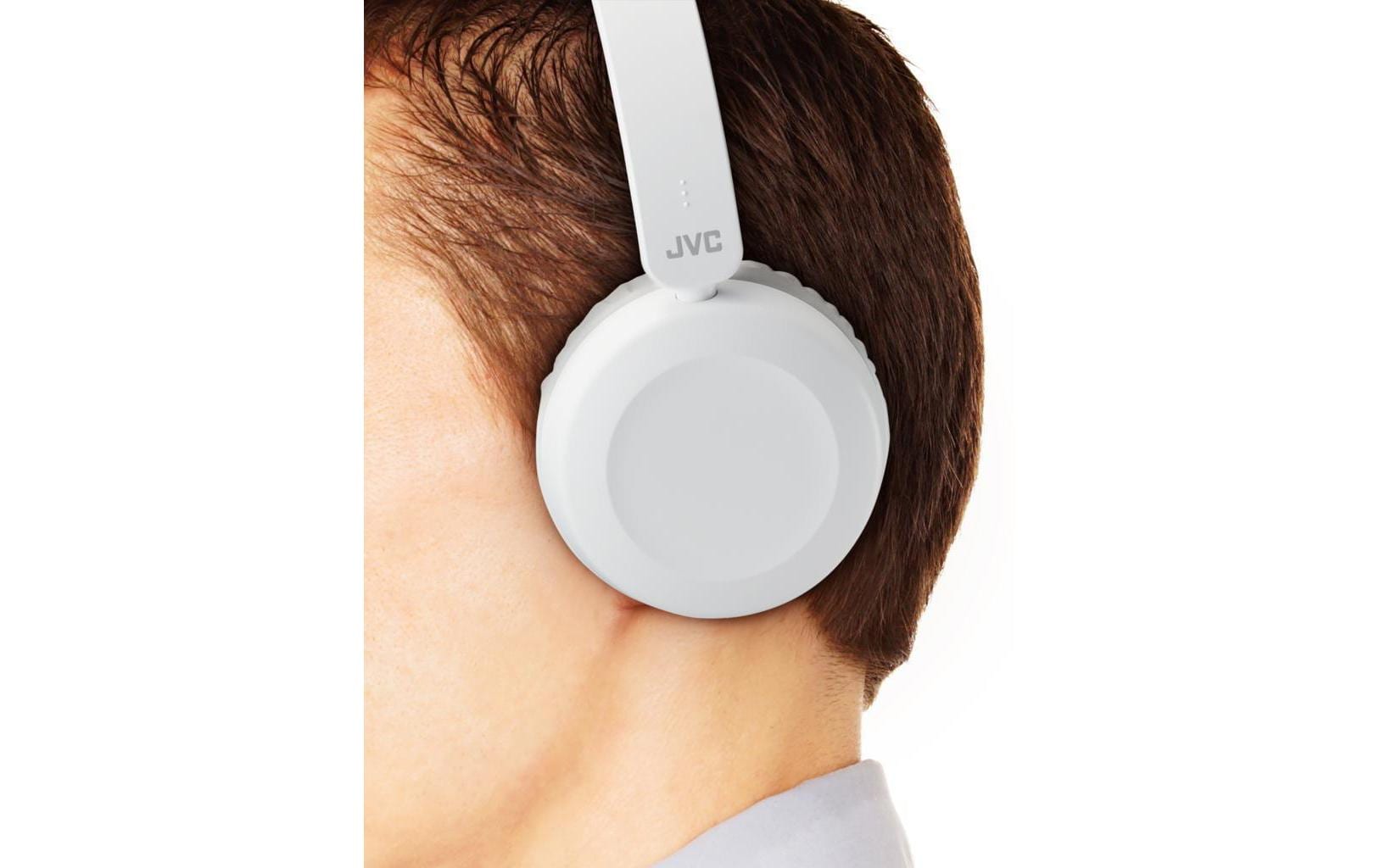 JVC HA-S31M On-Ear Kopfhörer – Stereo, Kabelgebunden, 3,5 mm Klinke, Weiss