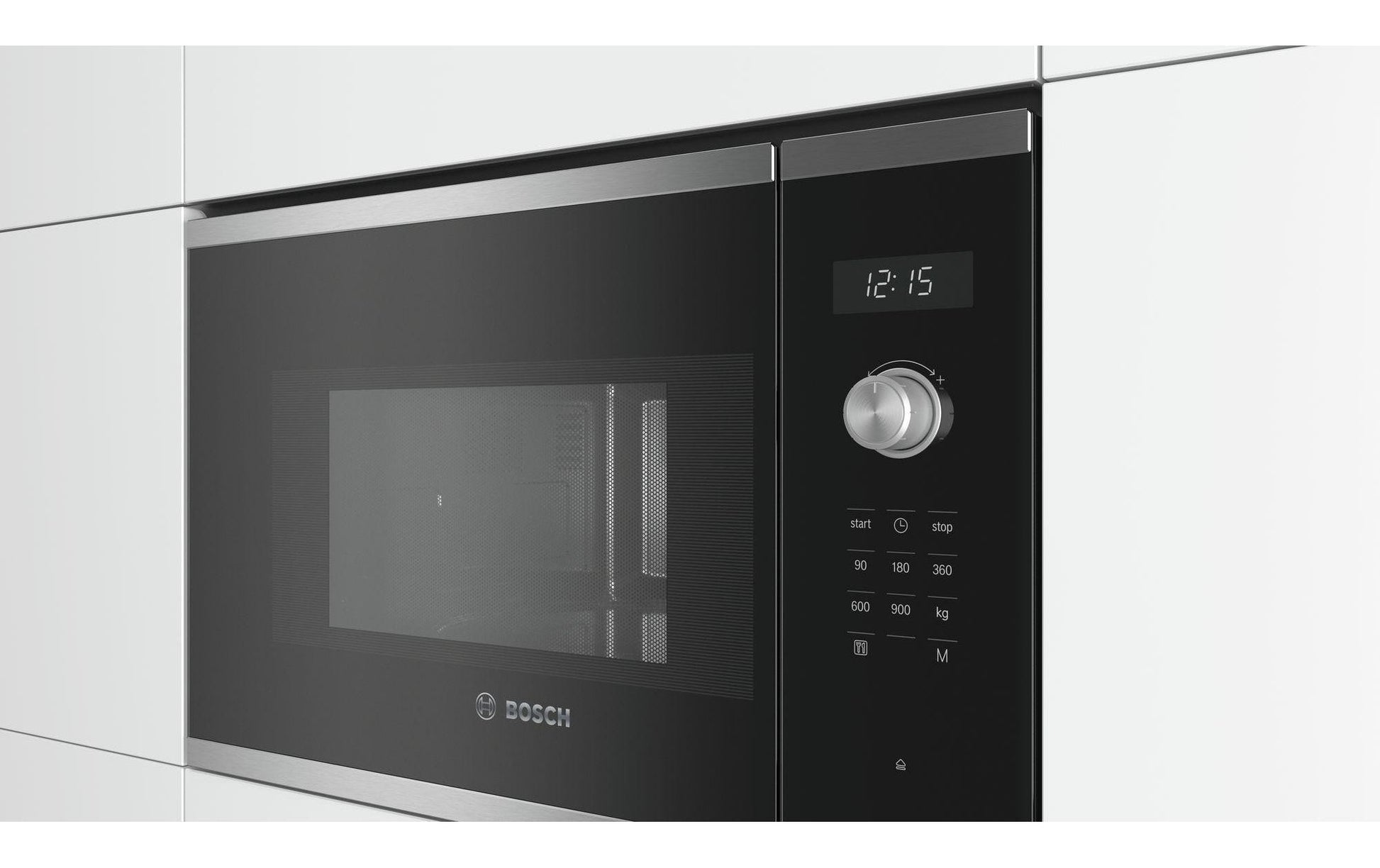 Bosch Einbau-Mikrowelle BFL554MS0 – 25 l – 900 W – schwarz/edelstahl