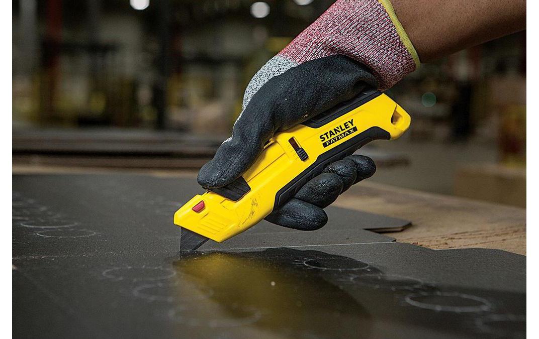 Stanley FatMax – Sicherheitsmesser, Kunststoff, einziehbar, gelb, 1 Stk.