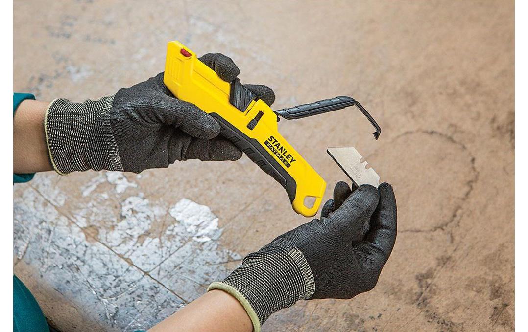 Stanley FatMax – Sicherheitsmesser, Kunststoff, einziehbar, gelb, 1 Stk.