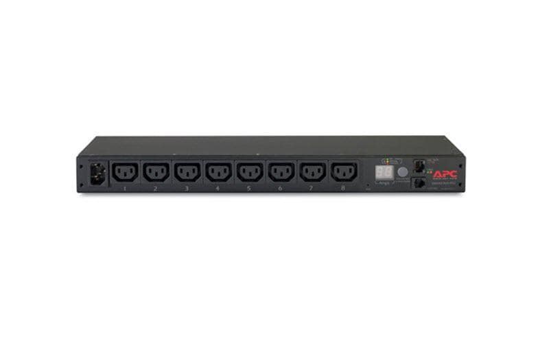 APC Rack-PDU mit Messfunktion, 8× IEC C13, 12 A/208 V, 10 A/230 V, Stecker C14, 0U/1U, Horizontal/Vertikal, 2,3 kW