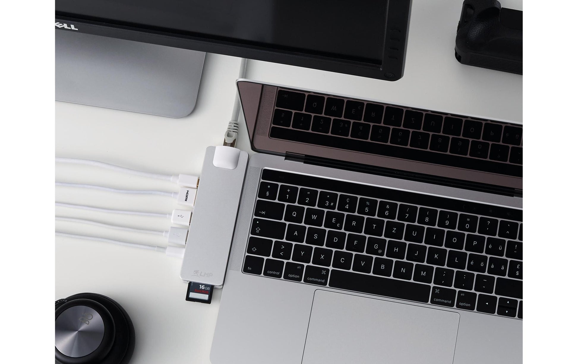 LMP 17278 Dockingstation – USB-C, 1× DP, 1× HDMI, 3× USB-A, GbE, SD/microSD, für MacBook Air/Pro (ausgewählte)