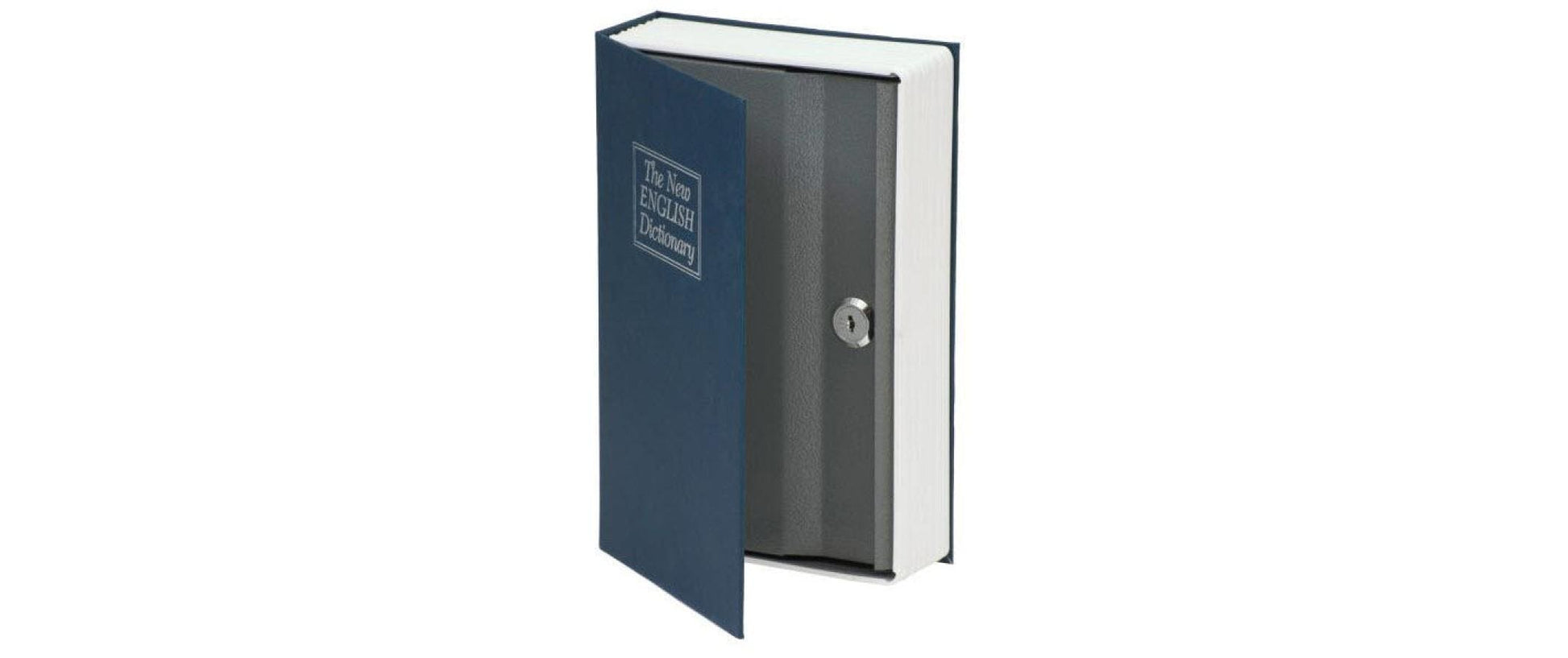 KH Security Wertsachenversteck – mit Schlüssel, Metall, Blau, 150 × 55 × 240 mm