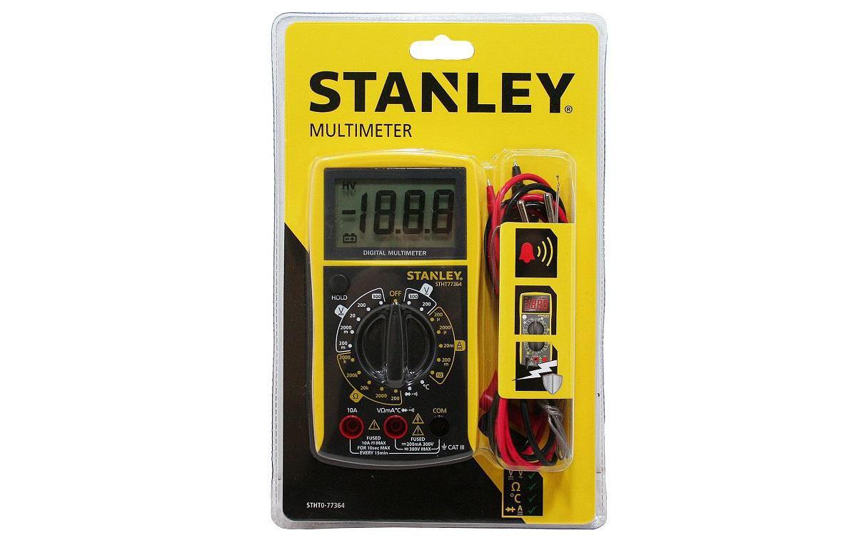 Stanley STHT0-77364 – Multimeter – AC 200–300 V, DC 20–300 V, CAT III 300 V, LCD