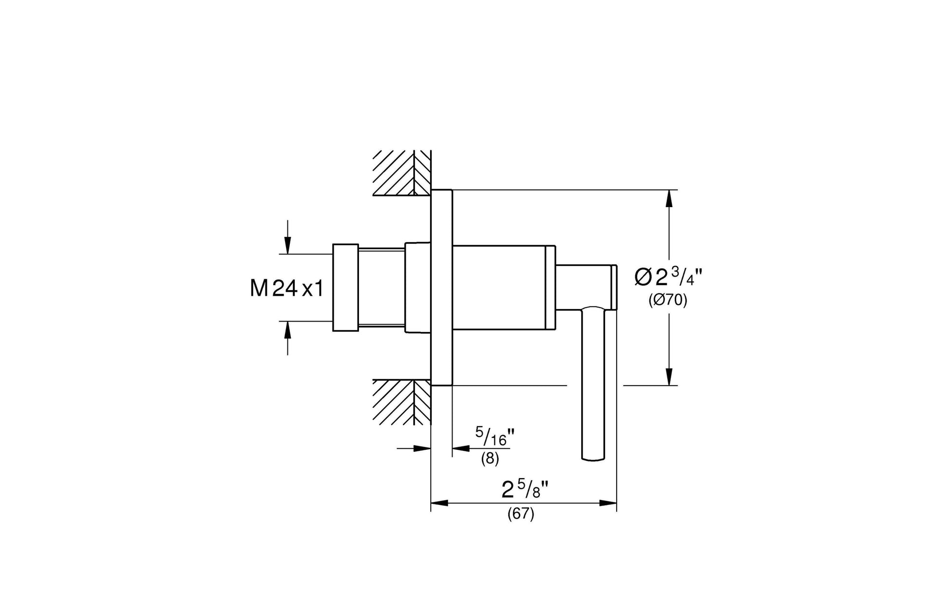 GROHE Atrio 3-Loch Waschtischbatterie – Anschluss 1/2", 169 × 79 mm, Messing, Chrom, 5,7 l/min