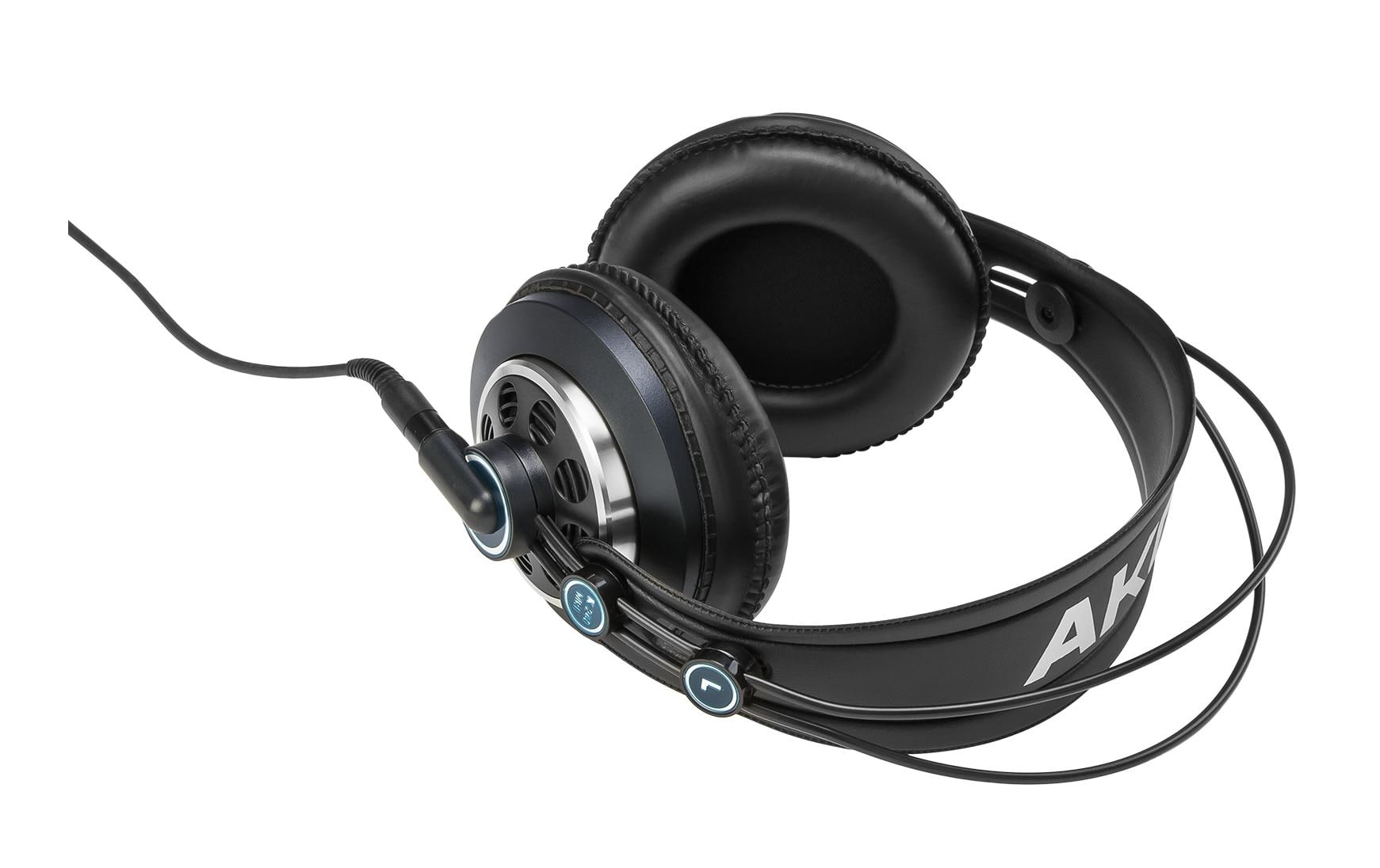 AKG K240 MKII (55 Ω) – Over-Ear Studiokopfhörer – 3,5 mm, 6,3 mm, halboffen, abnehmbares Kabel – schwarz