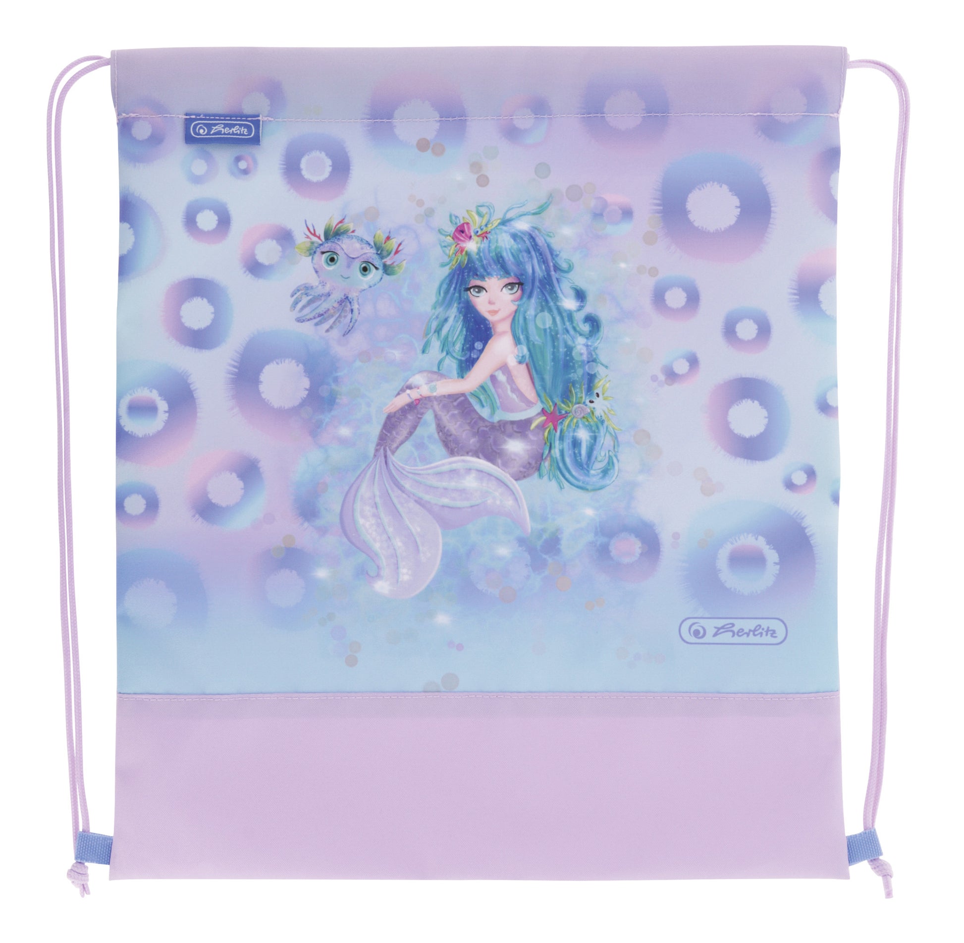Herlitz Loop Plus – Schulrucksack-Set 4-teilig, Mystic Mermaid, 16 l, 31×37×22 cm