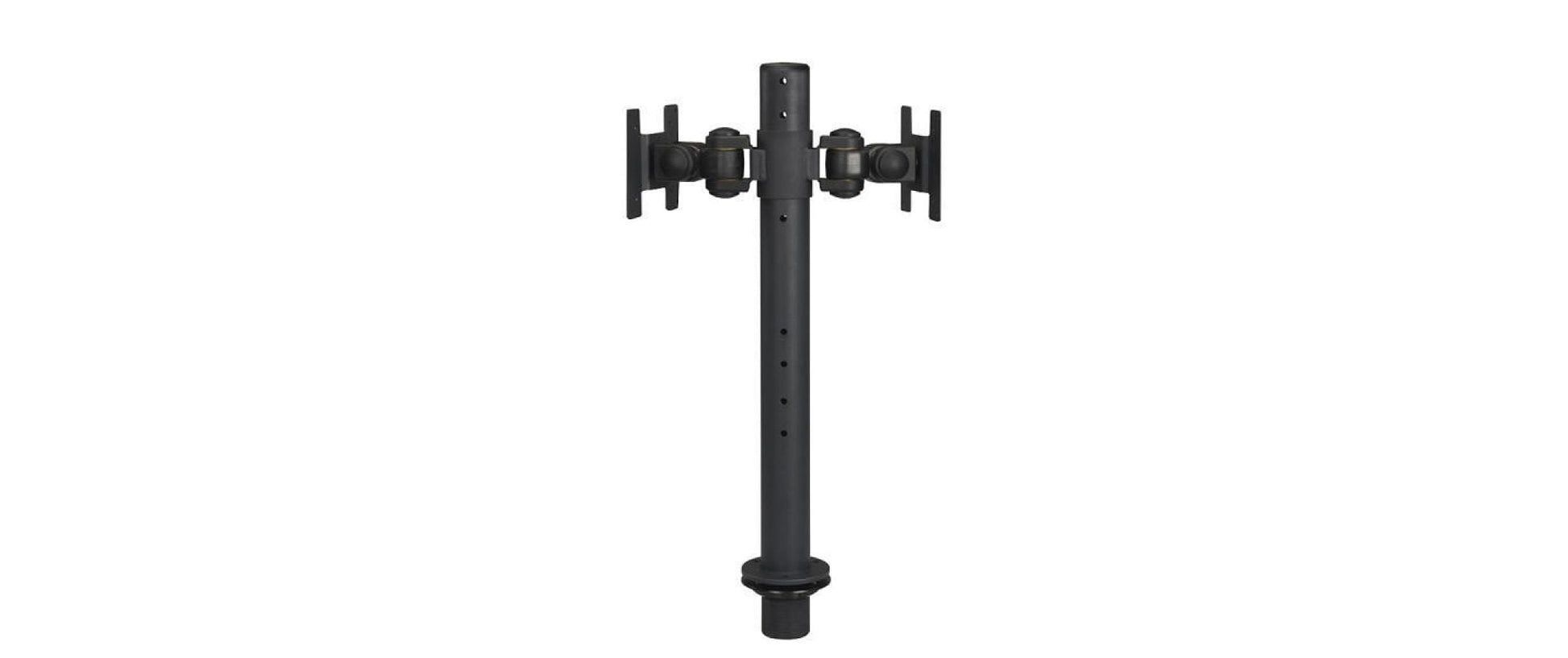 Neomounts FPMA D050 – Tischhalterung, Dual, Tischdurchführung, bis 30", VESA 75 × 75 mm, 20 kg, neigbar