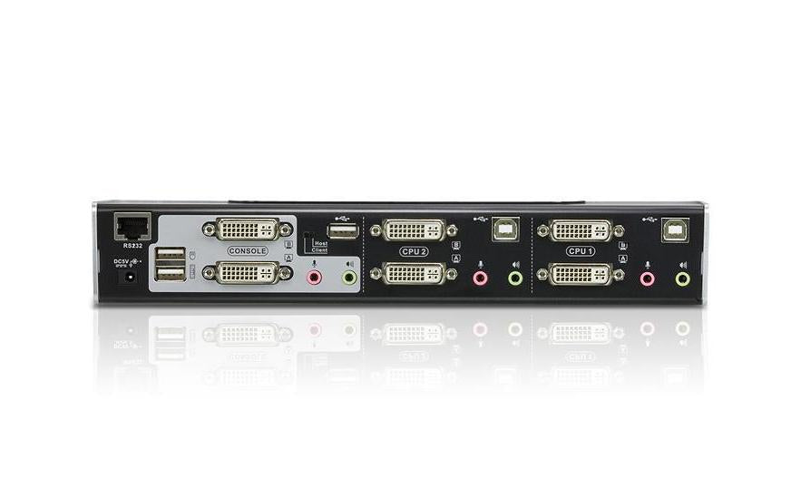ATEN CS1642 – KVM-Switch 2×1, DVI-I/USB 2.0, 2560 × 1600, Audio