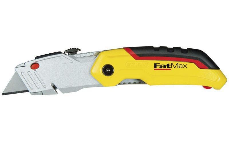 Stanley FatMax – Trapezmesser 19 mm, einziehbar, Alu-Druckguss, gelb