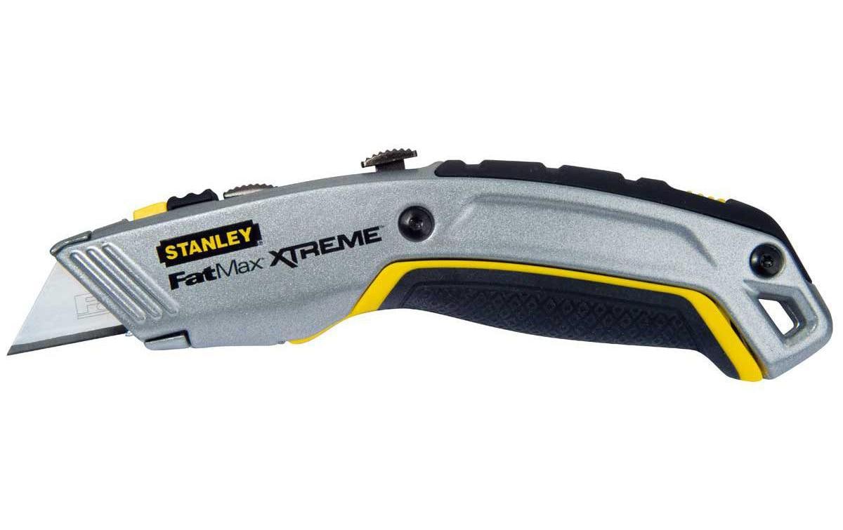 Stanley FatMax Pro 2in1 – Abbrechmesser 19 mm, einziehbar, Zink, grau