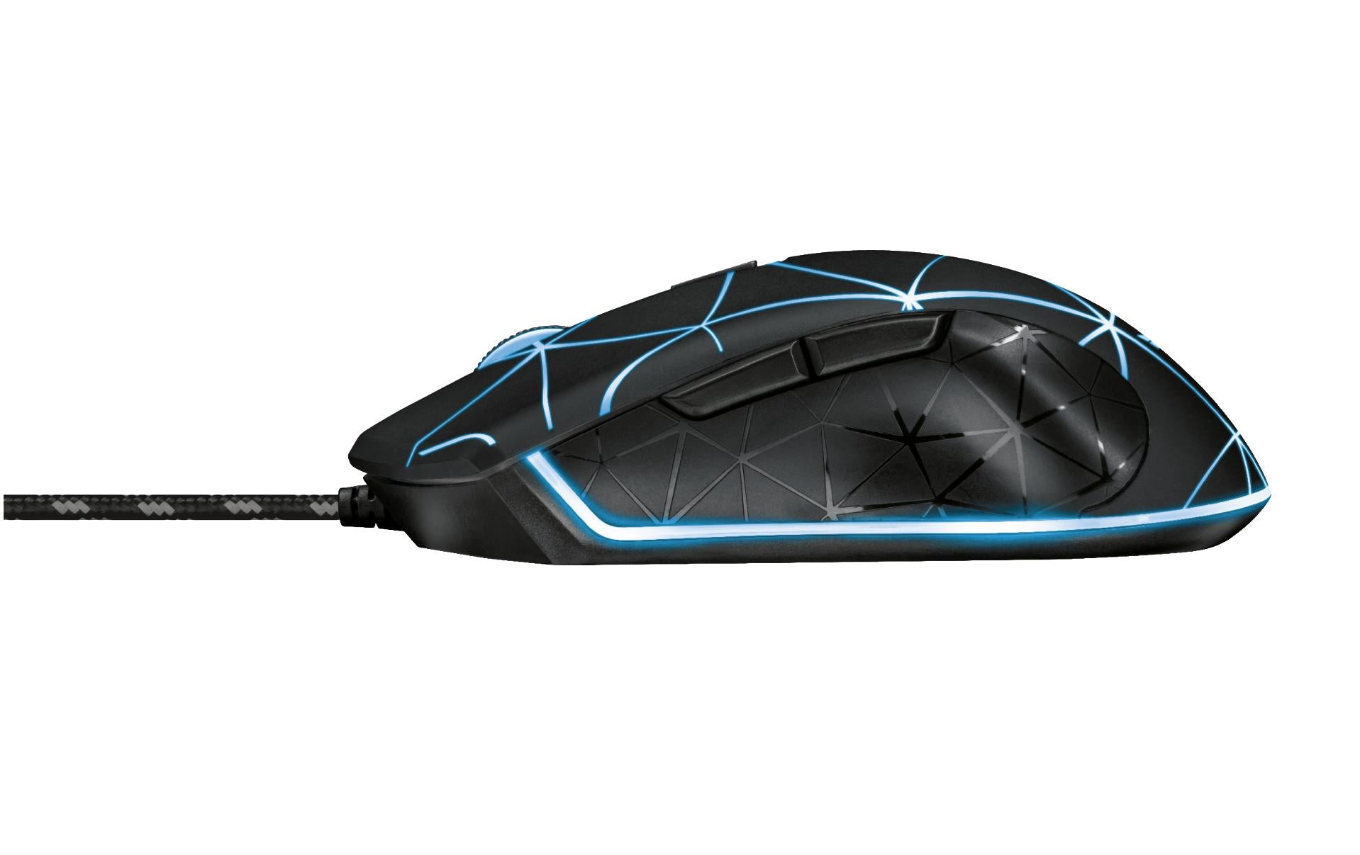 Trust GXT 133 Locx – Gaming-Maus – Kabelgebunden (USB-A), 4000 DPI, RGB-Beleuchtung, Rechts, Schwarz
