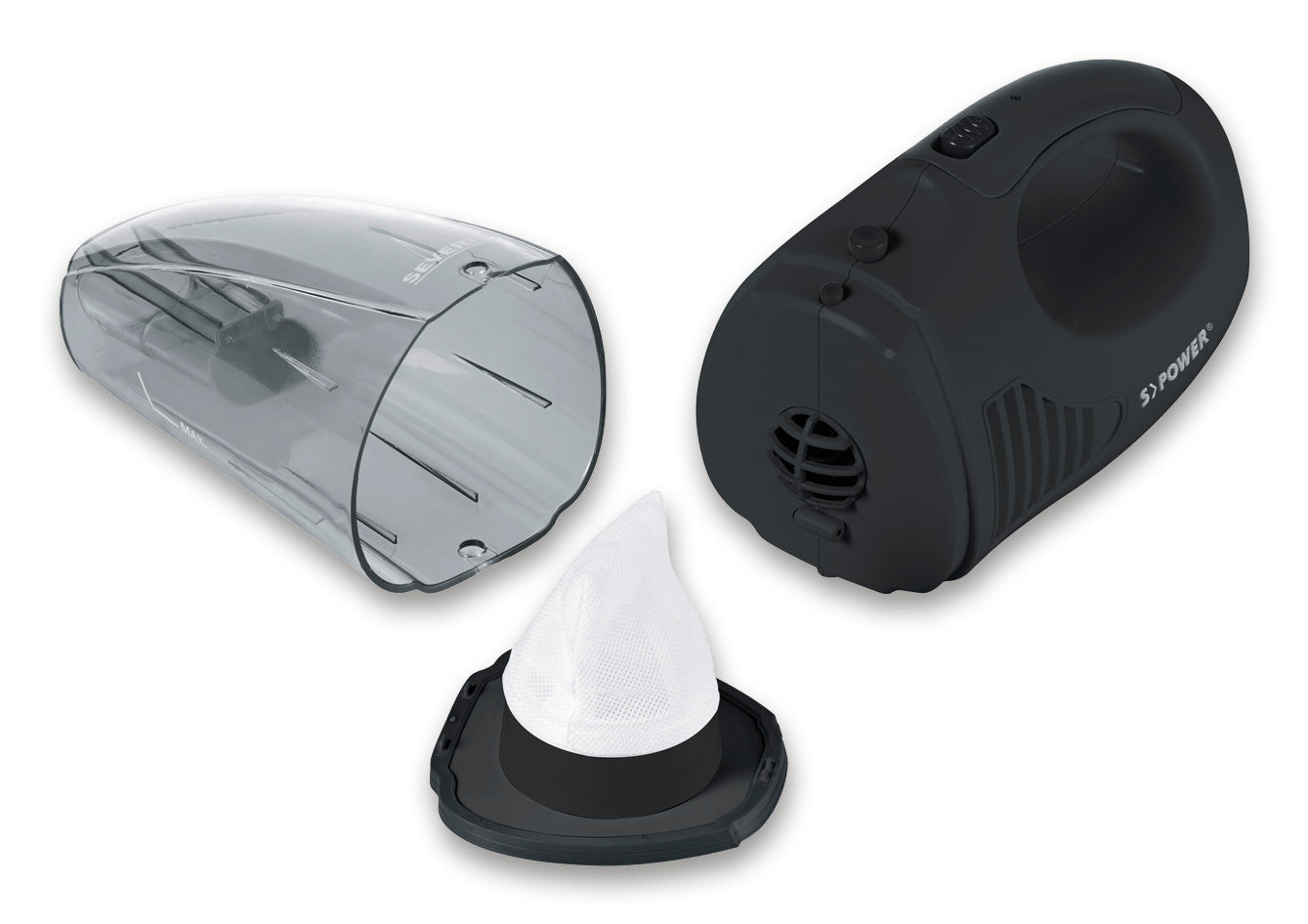 Severin Akku-Handstaubsauger HV7963 mit Wischfunktion – 0,30 l, 7,4 V, 30 min