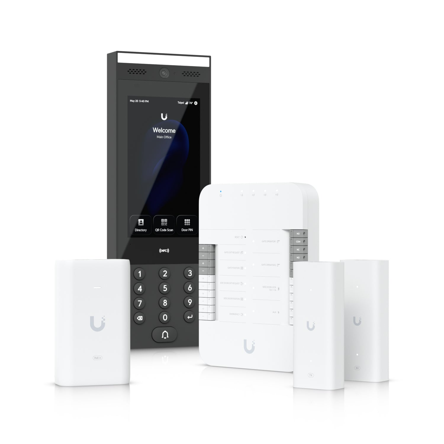 Ubiquiti Zutrittskontrollsystem UA-G3-SK-GATE – 126 × 26 × 175 mm, weiss