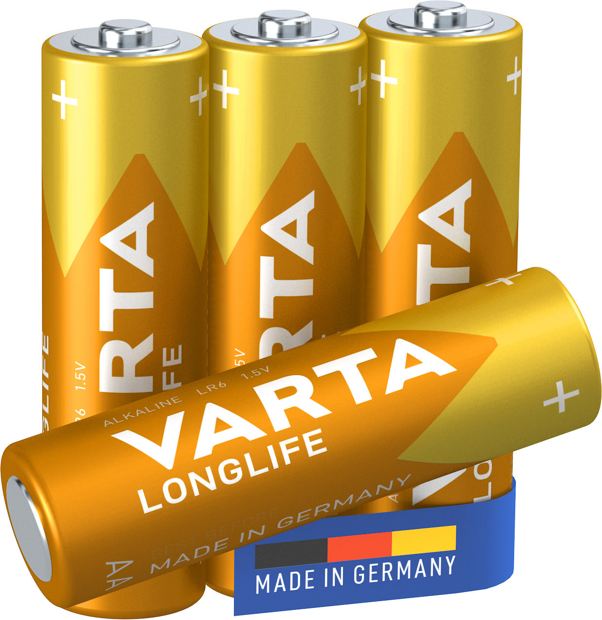 Varta AA Batterien, Alkaline, 1,5 V – 4 Stk.
