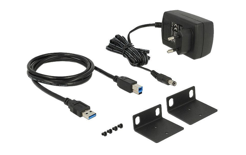 DeLOCK 64039 USB-Hub – USB-B, 13× USB-A, 16 W PD, für Windows/Mac/ChromeOS