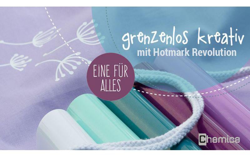 Chemica Aufbügelfolie (HTV), Polyurethan, Violett, 30 × 50 cm, 1 Rolle