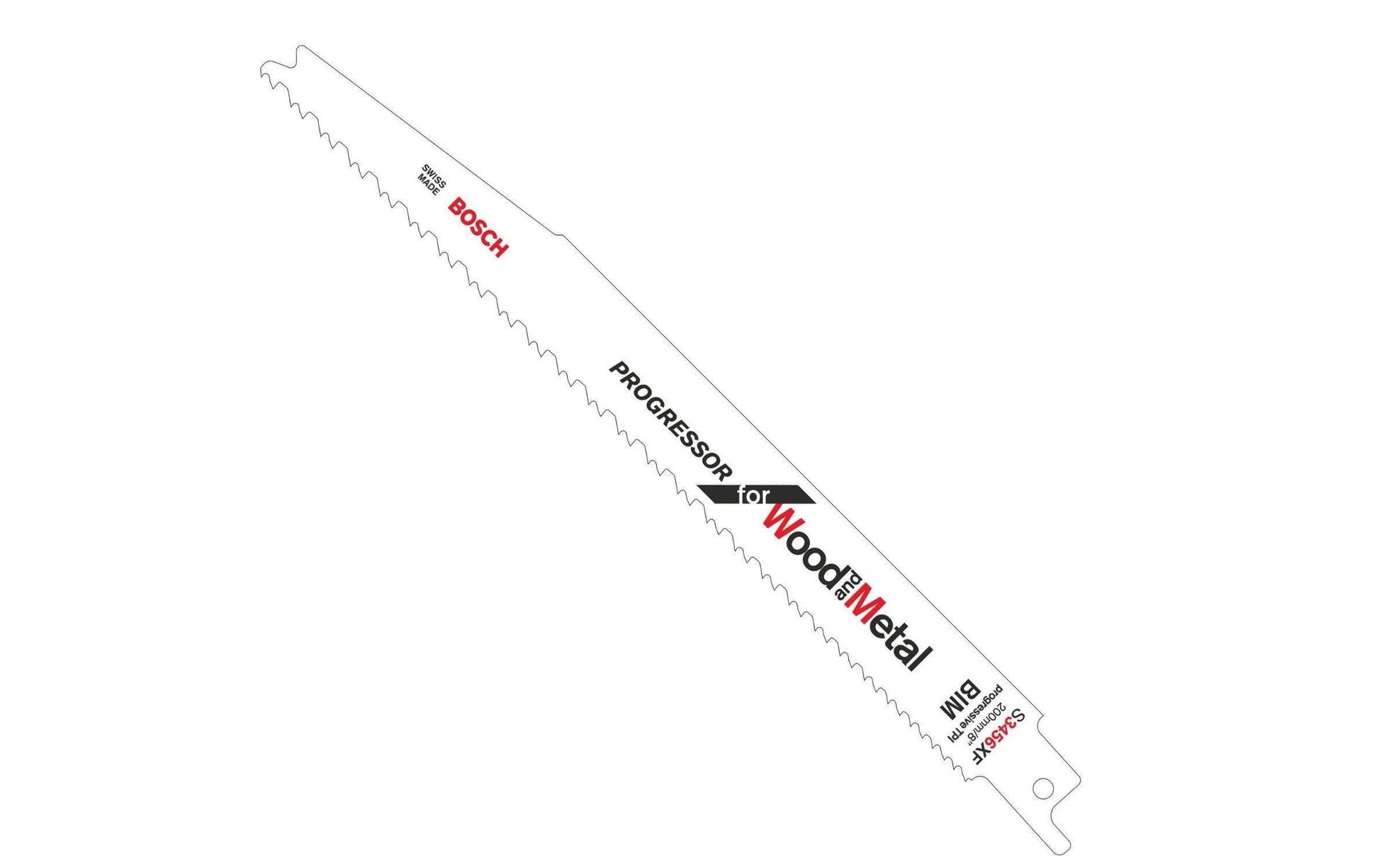 Bosch S3456XF Säbelsägeblatt – für Kunststoff – 5 Stk