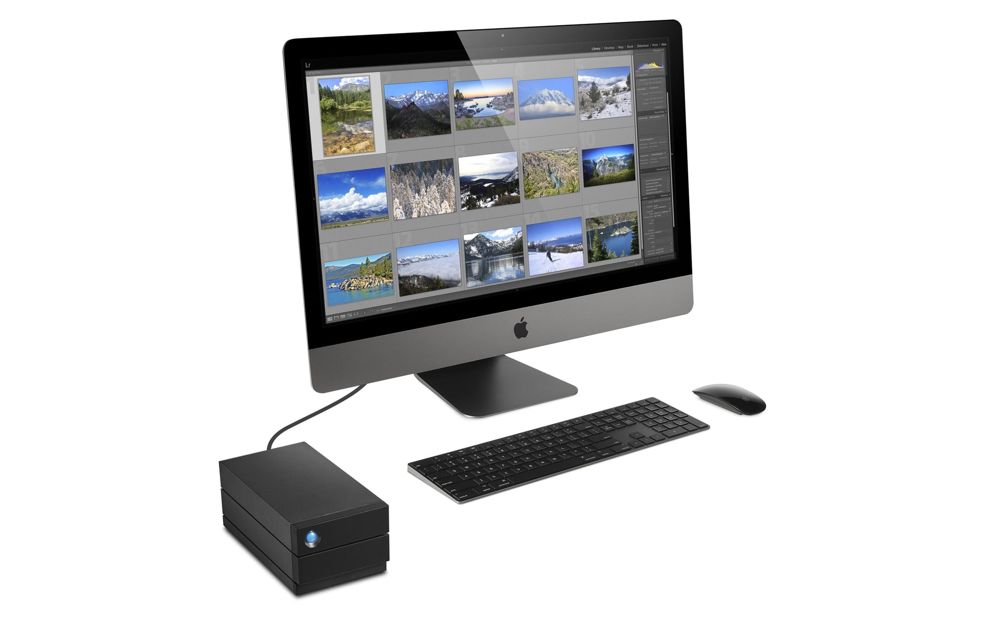 Seagate LACIE 2big RAID – 2-Bay Desktop – USB-C, 28 TB HDD vorinstalliert