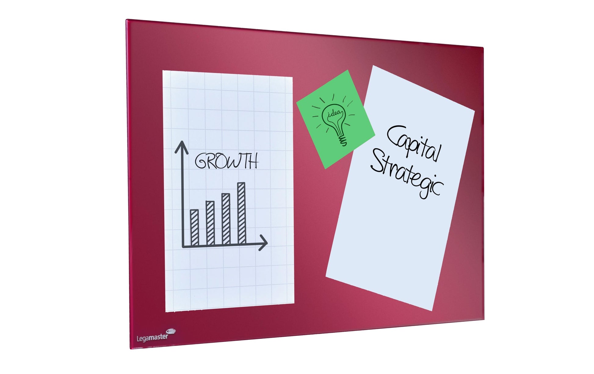 Legamaster Whiteboardfolie – selbstklebend, weiss – 21 × 29,7 cm, 25 Blatt